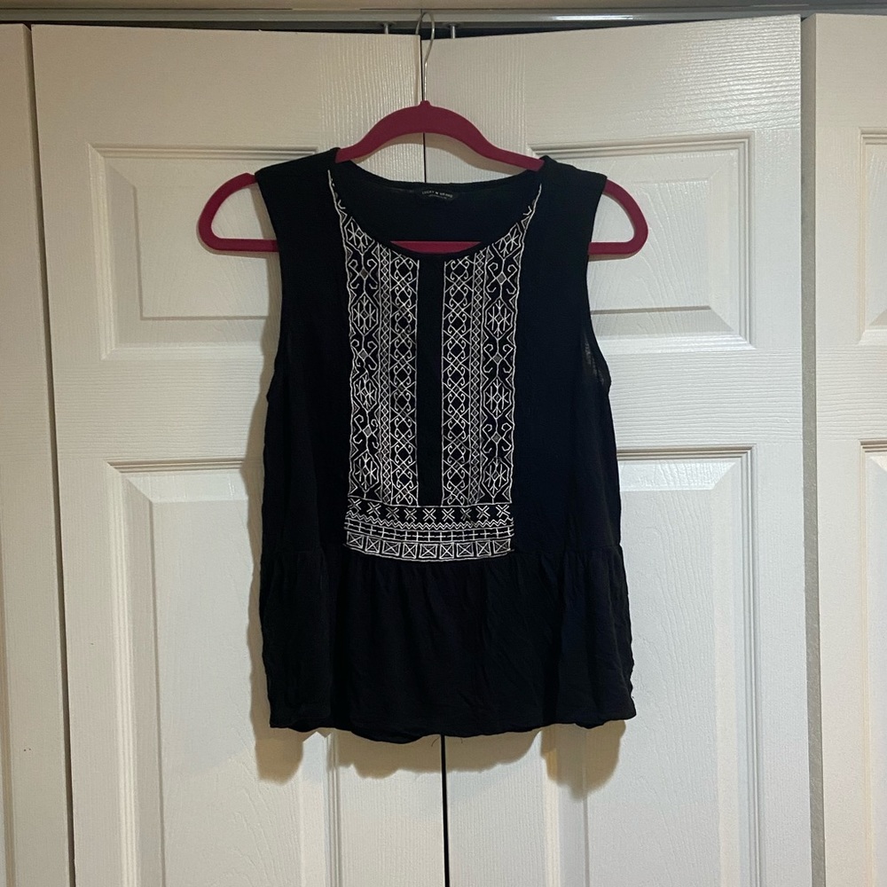 Lucky Brand Black Top